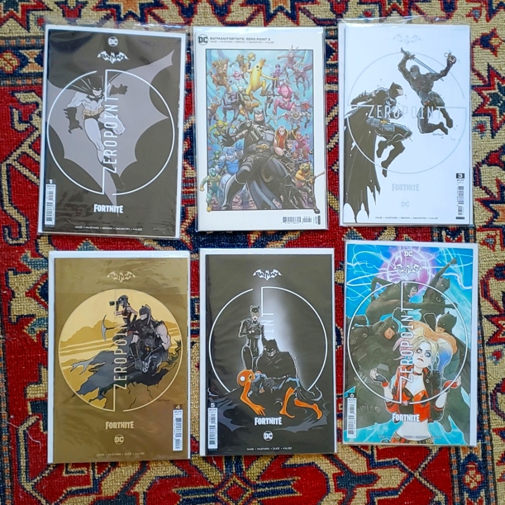 RARE limited edition fortnite zero point comic books